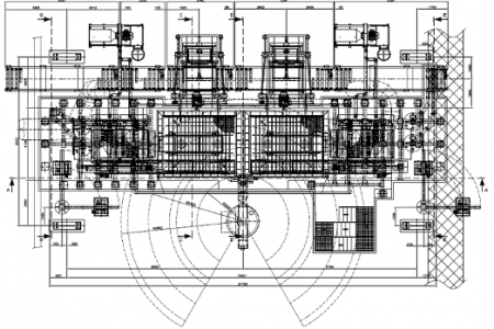 Desmoldagem 60T/h Dois Shake-outs 3000x4000mm
